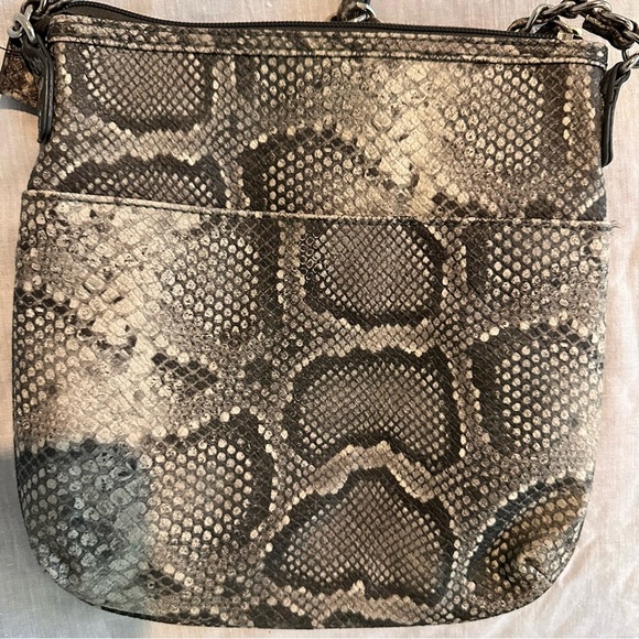 Nicole Miller Snake Skin Print Crossbody Bag – Excellent Condition - Picture 6 of 13